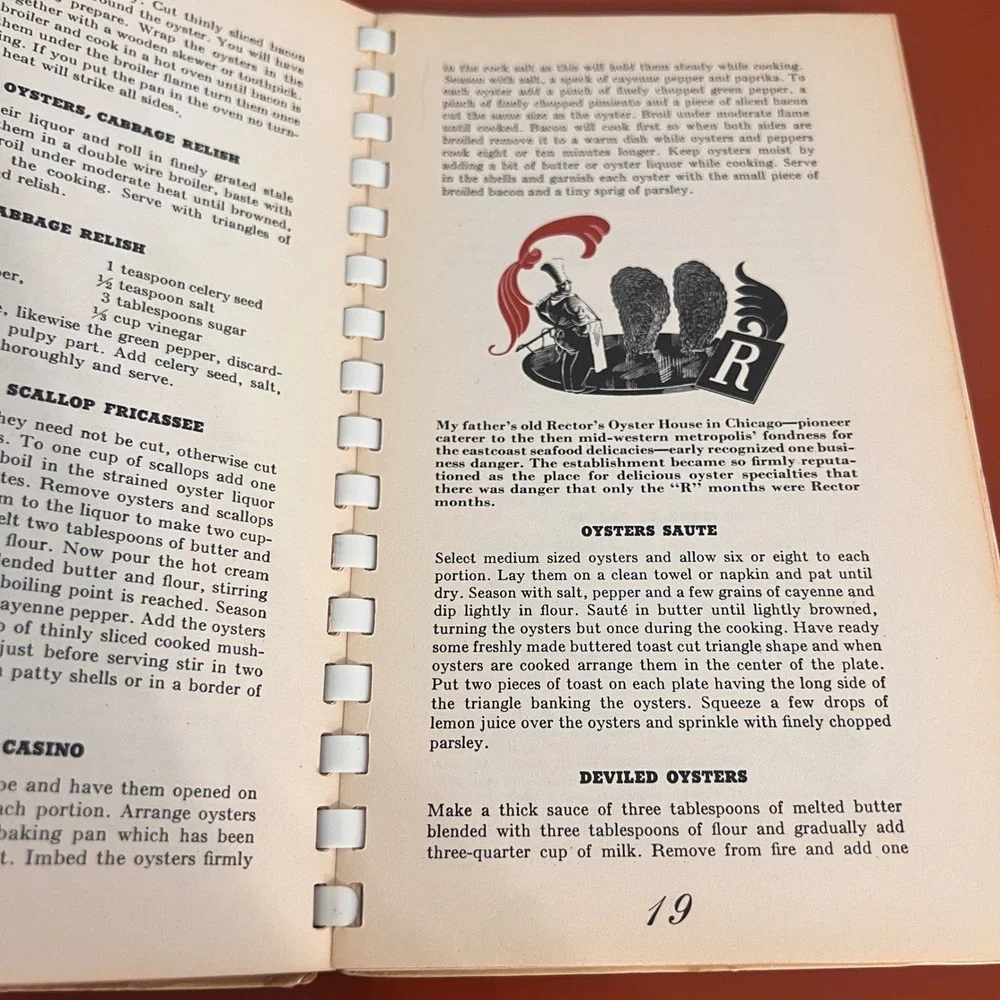 Vintage Wilsons Meat Cookery George Rector Spiral Cookbook Mid Century Recipes